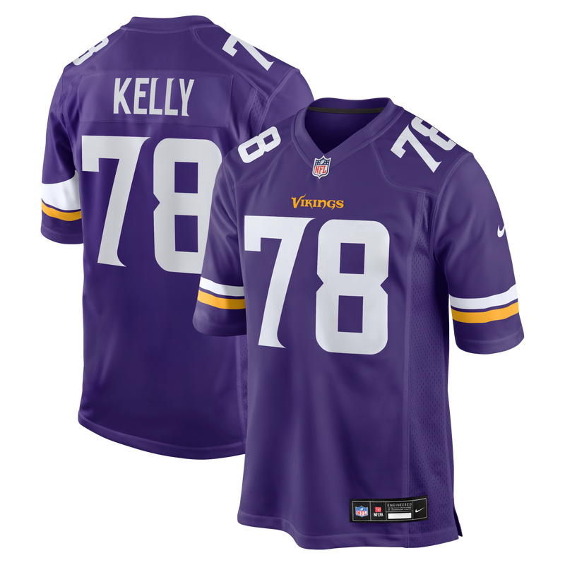 Ryan Kelly Minnesota Vikings Football Jersey, Purple Game Sportswear Jersey Shirt, Lightweight Breathable Athletic Jersey, Casual Gift for Men
