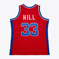 Detroit Pistons Basketball Jersey, Red Authentic Sportswear Jersey Shirt, Sleeveless Athletic Tank Jersey, Casual Gift for Men