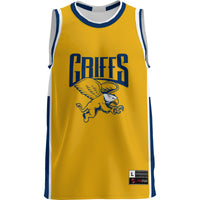 Canisius College Golden Griffins Basketball Jersey, Blue Sportswear Jersey Shirt, Sleeveless Athletic Tank Jersey, Casual Gift for Men