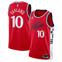 Darius Garland LA Clippers Basketball Jersey, Red Swingman Sportswear Jersey Shirt, Sleeveless Athletic Tank Jersey, Casual Gift for Men