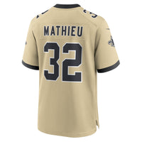 Tyrann Mathieu New Orleans Saints Football Jersey, Gold Sportswear Jersey Shirt, Lightweight Breathable Athletic Jersey, Casual Gift for Men