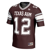 Texas A&M Aggies Football Jersey, Maroon Sportswear Jersey Shirt, Lightweight Breathable Athletic Jersey, Casual Gift for Men, Style 201534659