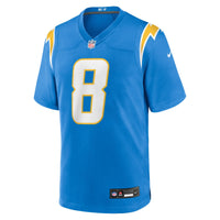 Omarion Hampton Los Angeles Chargers Football Jersey, Sportswear Jersey Shirt, Lightweight Athletic Jersey, Casual Gift for Men, Style 201359831