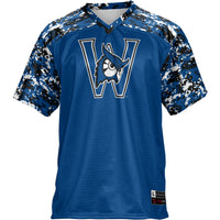 Westfield State Owls Football Jersey, Blue Sportswear Jersey Shirt, Lightweight Breathable Athletic Jersey, Casual Gift for Men
