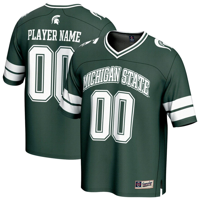 Michigan State Spartans Football Jersey, Sportswear Jersey Shirt, Lightweight Breathable Athletic Jersey, Casual Gift for Men, Style 202073221