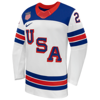 Dylan Larkin White US 2026 Away Replica Hockey Jersey, Hockey Sportswear Jersey Shirt, Long Sleeve Hockey Sweater Jersey, Casual Gift for Men