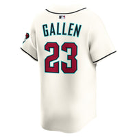 Zac Gallen Arizona Diamondbacks Baseball Jersey, Cream Sportswear Jersey Shirt, Lightweight Breathable Athletic Jersey, Casual Gift for Men