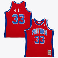 Detroit Pistons Basketball Jersey, Red Authentic Sportswear Jersey Shirt, Sleeveless Athletic Tank Jersey, Casual Gift for Men