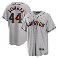 Yordan Álvarez Houston Astros Baseball Jersey, Gray Replica Sportswear Jersey Shirt, Lightweight Breathable Athletic Jersey, Casual Gift for Men