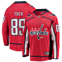 Alex Tuch Washington Capitals Hockey Jersey, Red Breakaway Home Sportswear Jersey Shirt, Long Sleeve Hockey Sweater Jersey, Casual Gift for Men