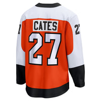 Noah Cates Philadelphia Flyers Hockey Jersey, Orange Breakaway Sportswear Jersey Shirt, Long Sleeve Hockey Sweater Jersey, Casual Gift for Men