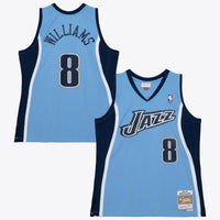 Utah Jazz Basketball Jersey, Columbia Blue Authentic Alternate Sportswear Jersey Shirt, Sleeveless Athletic Tank Jersey, Casual Gift for Men