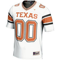 Texas Longhorns Football Jersey, White Sportswear Jersey Shirt, Lightweight Breathable Athletic Jersey, Casual Gift for Men, Style 5183424