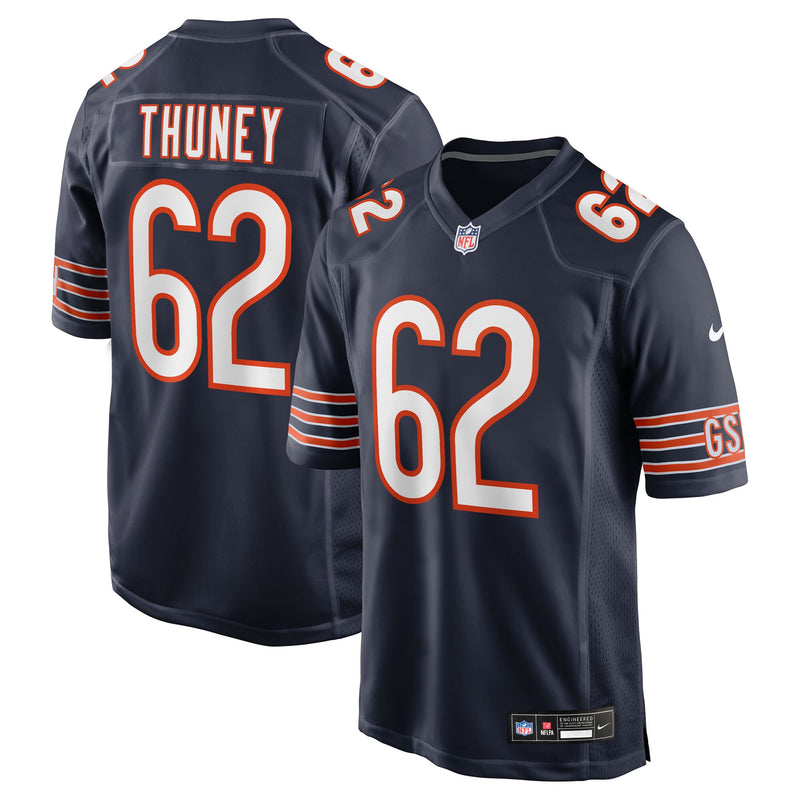 Joe Thuney Chicago Bears Football Jersey, Navy Game Sportswear Jersey Shirt, Lightweight Breathable Athletic Jersey, Casual Gift for Men