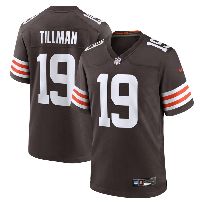 Cedric Tillman Cleveland Browns Football Jersey, Brown Game Sportswear Jersey Shirt, Lightweight Breathable Athletic Jersey, Casual Gift for Men