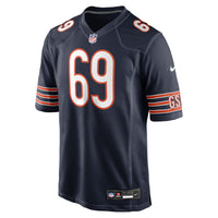 Jeremiah Martin Chicago Bears Football Jersey, Navy Game Sportswear Jersey Shirt, Lightweight Breathable Athletic Jersey, Casual Gift for Men