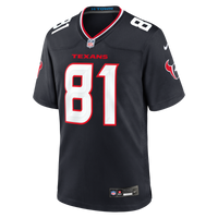 Jayden Higgins Houston Texans Football Jersey, Navy Game Sportswear Jersey Shirt, Lightweight Breathable Athletic Jersey, Casual Gift for Men