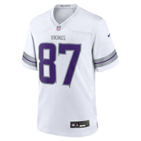T.J. Hockenson Minnesota Vikings Football Jersey, White Sportswear Jersey Shirt, Lightweight Breathable Athletic Jersey, Casual Gift for Men
