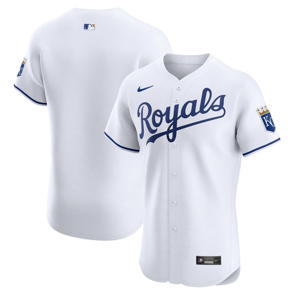 Kansas City Royals White Home Elite Jersey