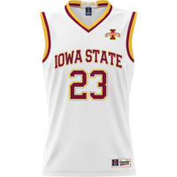 Iowa State Cyclones Basketball Jersey, White Lightweight Sportswear Jersey Shirt, Sleeveless Athletic Tank Jersey, Casual Gift for Men