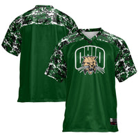 Ohio Bobcats Football Jersey, Green Sportswear Jersey Shirt, Lightweight Breathable Athletic Jersey, Casual Gift for Men, Style 4728704