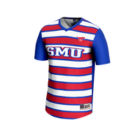 SMU Mustangs Soccer Jersey, Royal Fashion Lightweight Sportswear Jersey Shirt, Lightweight Breathable Athletic Jersey, Casual Gift for Men
