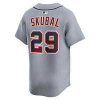 Tarik Skubal Detroit Tigers Baseball Jersey, Gray Limited Sportswear Jersey Shirt, Lightweight Breathable Athletic Jersey, Casual Gift for Men