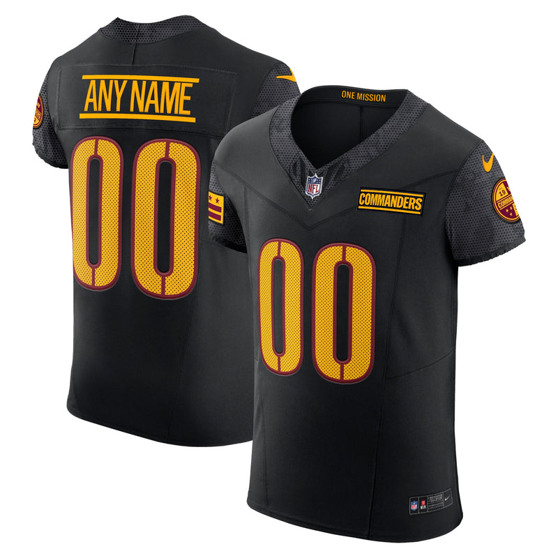Washington Commanders Football Jersey, Black Elite Sportswear Jersey Shirt, Lightweight Breathable Athletic Jersey, Casual Gift for Men