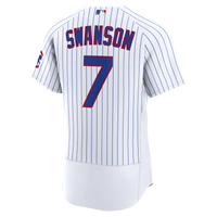 Dansby Swanson Chicago Cubs Baseball Jersey, White Sportswear Jersey Shirt, Lightweight Breathable Athletic Jersey, Casual Gift for Men