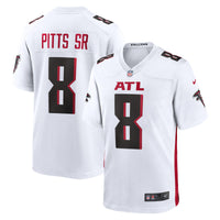Kyle Pitts Sr. Atlanta Falcons Football Jersey, White Game Sportswear Jersey Shirt, Lightweight Breathable Athletic Jersey, Casual Gift for Men