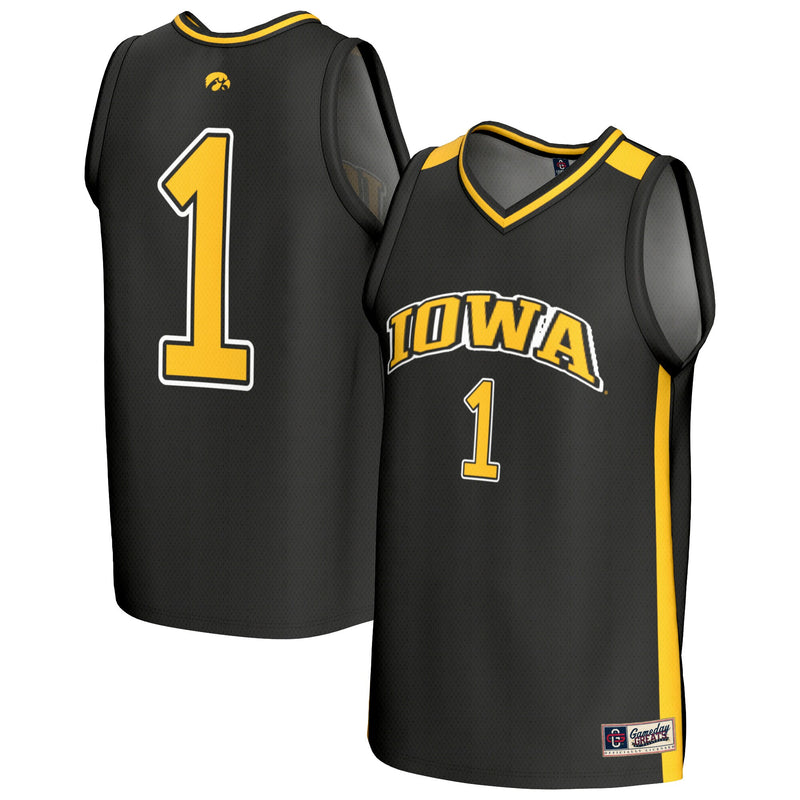 Iowa Hawkeyes Basketball Jersey, Black Fashion Sportswear Jersey Shirt, Sleeveless Athletic Tank Jersey, Casual Gift for Men, Style 204077972