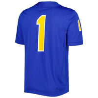 Pitt Panthers Football Jersey, Royal Sportswear Jersey Shirt, Lightweight Breathable Athletic Jersey, Casual Gift for Men, Style 4993479