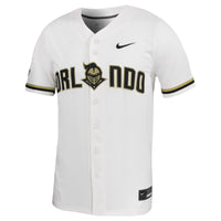 UCF Knights Baseball Jersey, White Replica Sportswear Jersey Shirt, Lightweight Breathable Athletic Jersey, Casual Gift for Men
