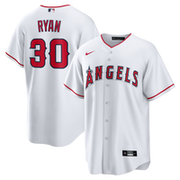 Nolan Ryan Los Angeles Angels Baseball Jersey, White Sportswear Jersey Shirt, Lightweight Breathable Athletic Jersey, Casual Gift for Men