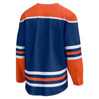 Edmonton Oilers Hockey Jersey, Royal Breakaway Sportswear Jersey Shirt, Long Sleeve Hockey Sweater Jersey, Casual Gift for Men, Style 5143783