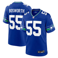 Brian Bosworth Seattle Seahawks Football Jersey, Royal Game Sportswear Jersey Shirt, Lightweight Breathable Athletic Jersey, Casual Gift for Men