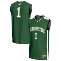 Colorado State Rams Basketball Jersey, Green Fashion Lightweight Sportswear Jersey Shirt, Sleeveless Athletic Tank Jersey, Casual Gift for Men