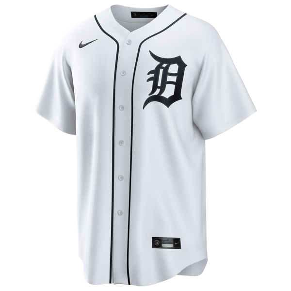 Detroit Tigers White Home Replica Jersey