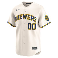 Milwaukee Brewers Baseball Jersey, Cream Sportswear Jersey Shirt, Lightweight Breathable Athletic Jersey, Casual Gift for Men, Style 202808914