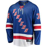 Anton Blidh New York Rangers Hockey Jersey, Blue Breakaway Home Sportswear Jersey Shirt, Long Sleeve Hockey Sweater Jersey, Casual Gift for Men