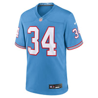 Earl Campbell Tennessee Titans Football Jersey, Light Blue Sportswear Jersey Shirt, Lightweight Breathable Athletic Jersey, Casual Gift for Men