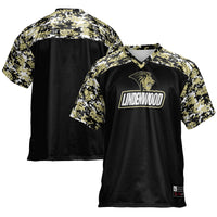 Lindenwood Lions Football Jersey, Black Sportswear Jersey Shirt, Lightweight Breathable Athletic Jersey, Casual Gift for Men