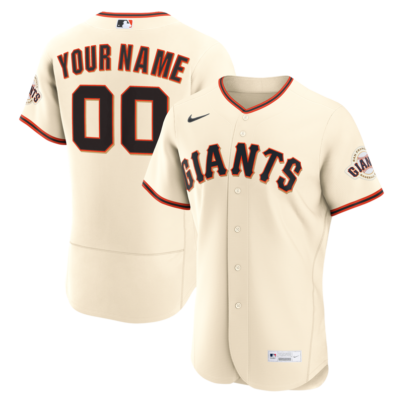 San Francisco Giants Baseball Jersey, Cream Authentic Home Sportswear Jersey Shirt, Lightweight Breathable Athletic Jersey, Casual Gift for Men