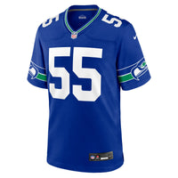 Brian Bosworth Seattle Seahawks Football Jersey, Royal Game Sportswear Jersey Shirt, Lightweight Breathable Athletic Jersey, Casual Gift for Men