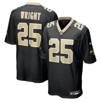 Rejzohn Wright New Orleans Saints Football Jersey, Black Sportswear Jersey Shirt, Lightweight Breathable Athletic Jersey, Casual Gift for Men