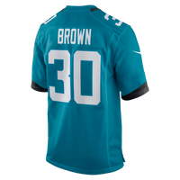 Montaric Brown Jacksonville Jaguars Football Jersey, Teal Sportswear Jersey Shirt, Lightweight Breathable Athletic Jersey, Casual Gift for Men