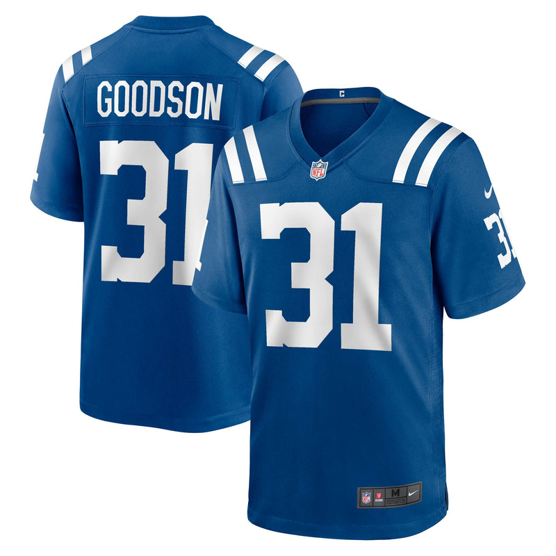Tyler Goodson Indianapolis Colts Football Jersey, Royal Sportswear Jersey Shirt, Lightweight Breathable Athletic Jersey, Casual Gift for Men