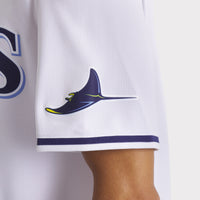 Tampa Bay Rays Baseball Jersey, White Sportswear Jersey Shirt, Lightweight Breathable Athletic Jersey, Casual Gift for Men, Style 201944790