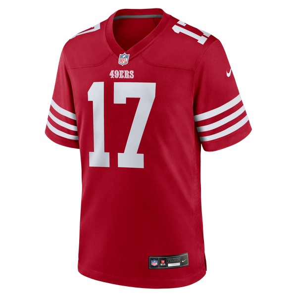 San Francisco 49ers Jordan Watkins Scarlet Team Game Jersey