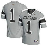 Colorado Buffaloes Football Jersey, Gray Sportswear Jersey Shirt, Lightweight Breathable Athletic Jersey, Casual Gift for Men, Style 5273582